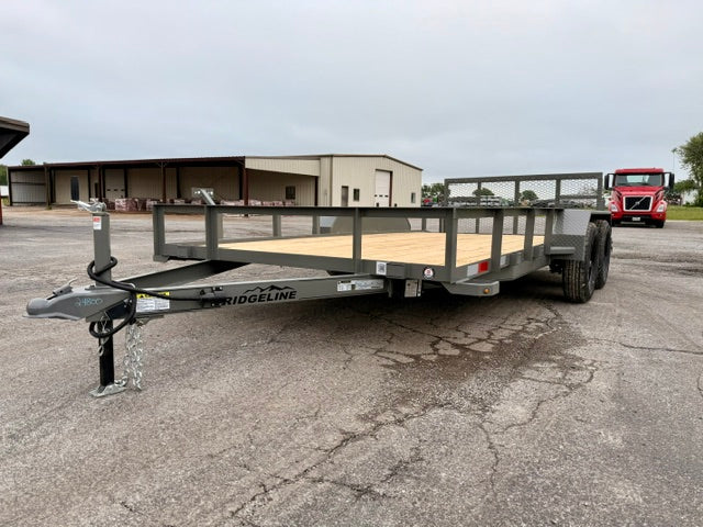 2026 Ridgeline 82x16 7K Utility Trailer #0734
