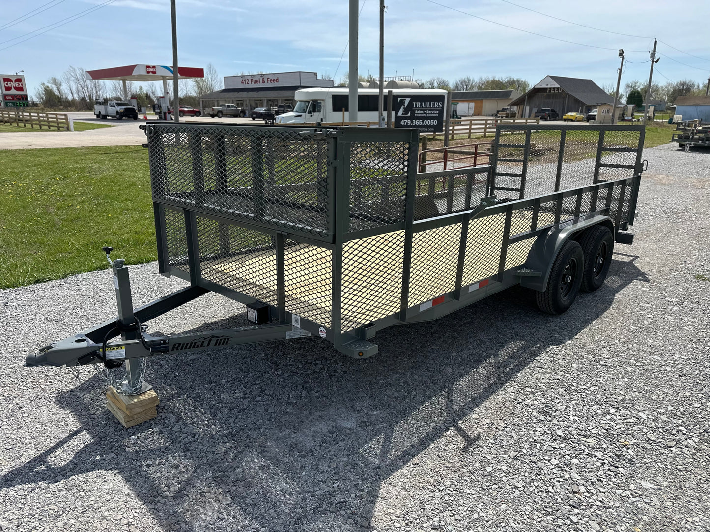 2024 Ridgeline 82X18 10K Landscape Trailer #0601