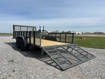 2024 Ridgeline 82X18 10K Landscape Trailer #0601