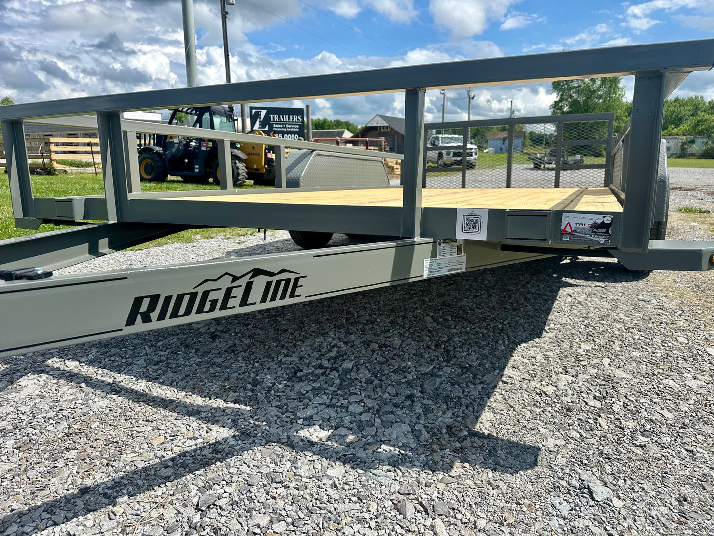 2024 Ridgeline 82x16 7K Utility Trailer #0733