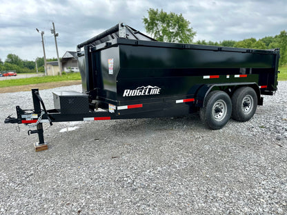 2024 Ridgeline 82x14x3 16k Dump Trailer #0792