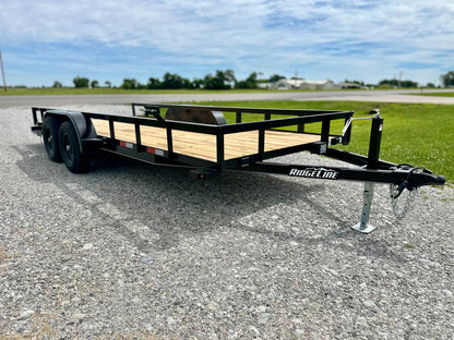 2024 Ridgeline 82x18 10k Utility Trailer #0801