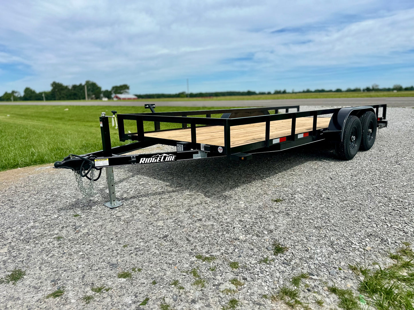 2024 Ridgeline 82x18 10k Utility Trailer #0801