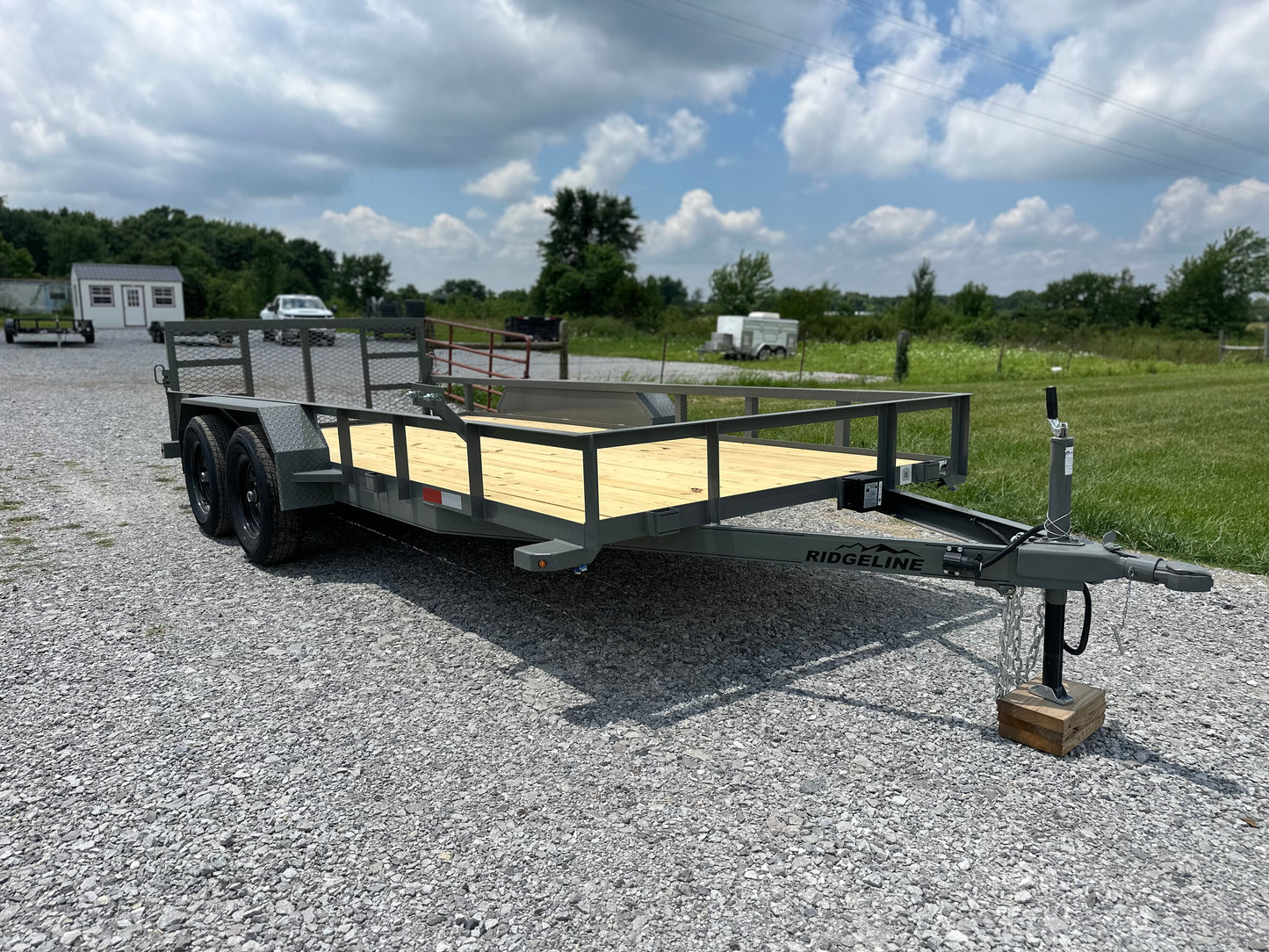 2024 Ridgeline 76x16 7k Utility Trailer #0844