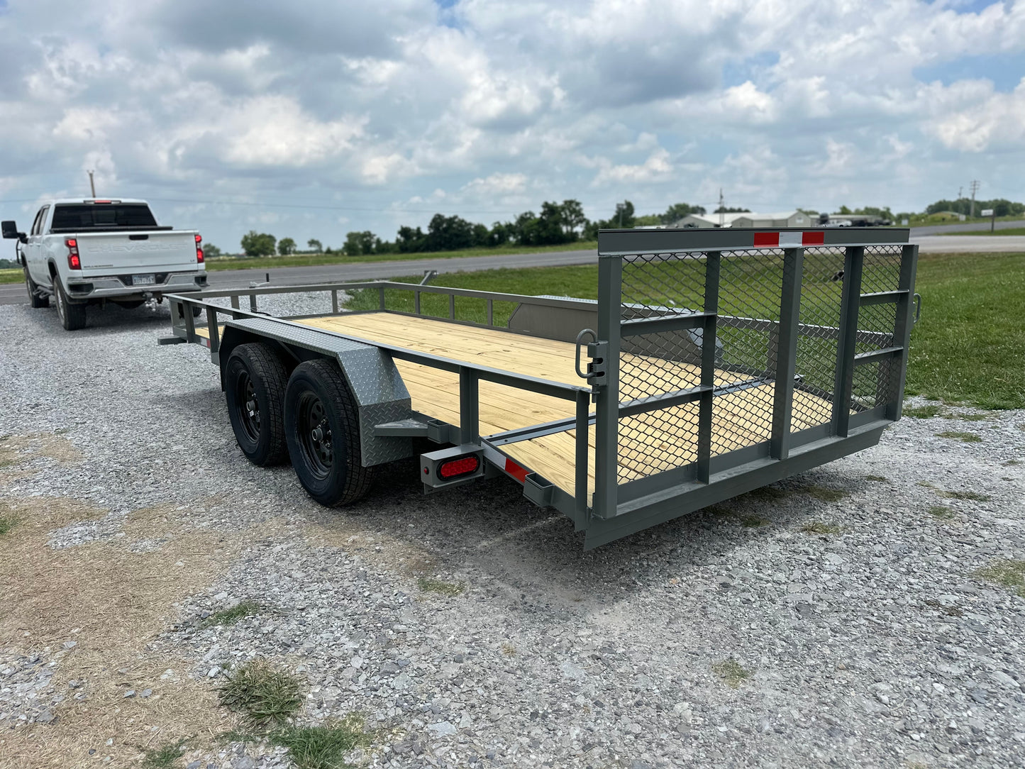 2024 Ridgeline 76x16 7k Utility Trailer #0844