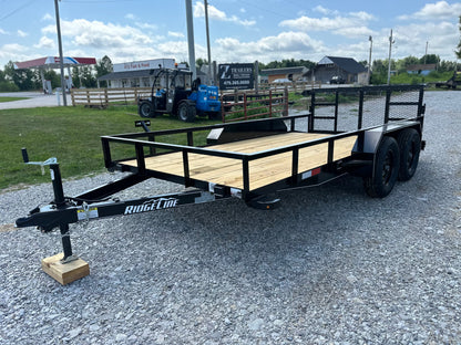 2024 Ridgeline 76X14 7K Utility Trailer #0018