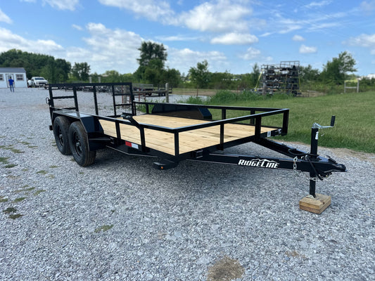 2024 Ridgeline 76X14 7K Utility Trailer #0018