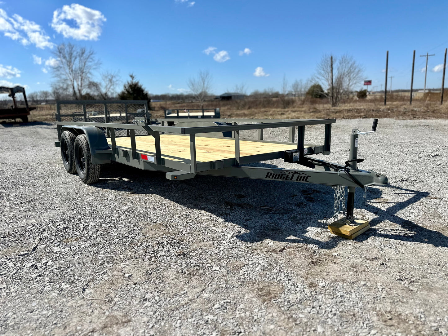 2024 Ridgeline 76x16 7K Utility Trailer #0440