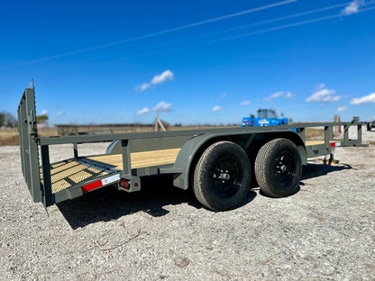 2024 Ridgeline 76x16 7K Utility Trailer #0440