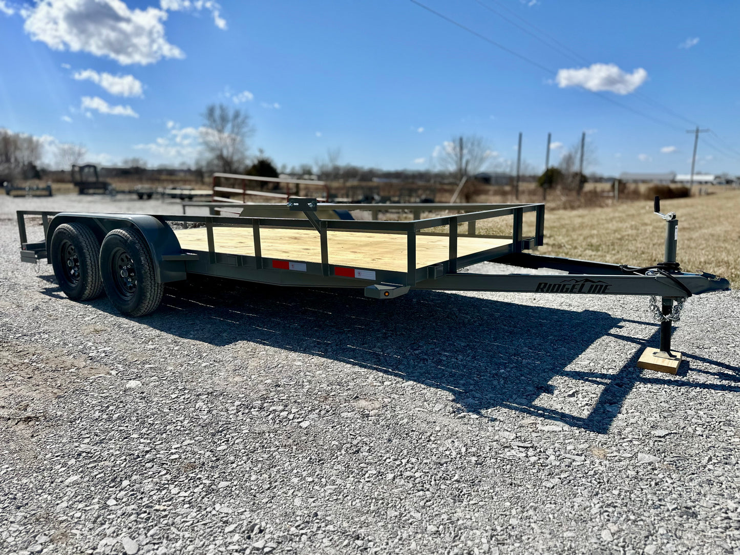 2024 Ridgeline 76x16 7K Utility Trailer #0442