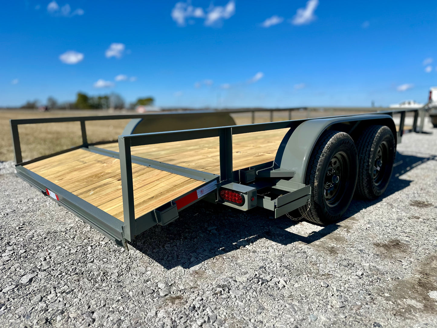 2024 Ridgeline 76x16 7K Utility Trailer #0442