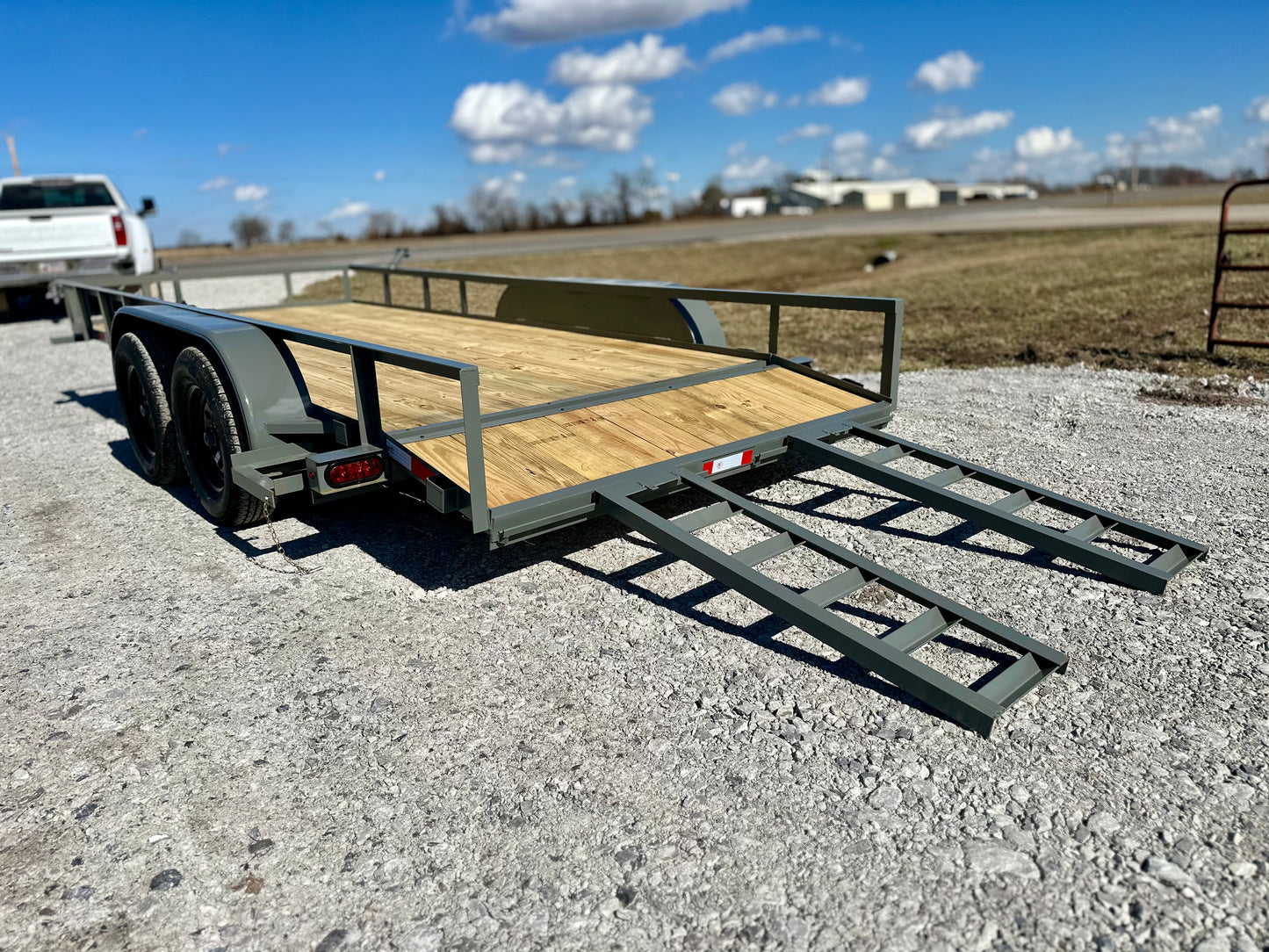 2024 Ridgeline 76x16 7K Utility Trailer #0442