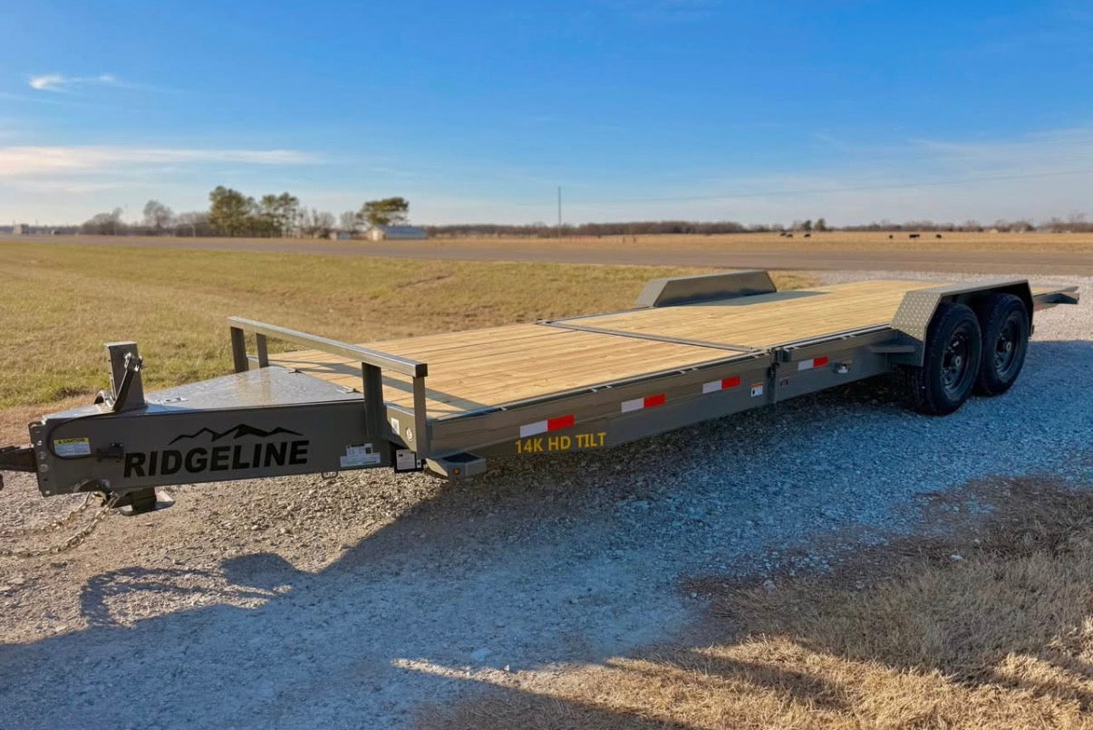 2026 Ridgeline 82X24 14K Tilt Trailer #0695