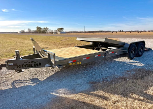 2026 Ridgeline 82X24 14K Tilt Trailer #0695