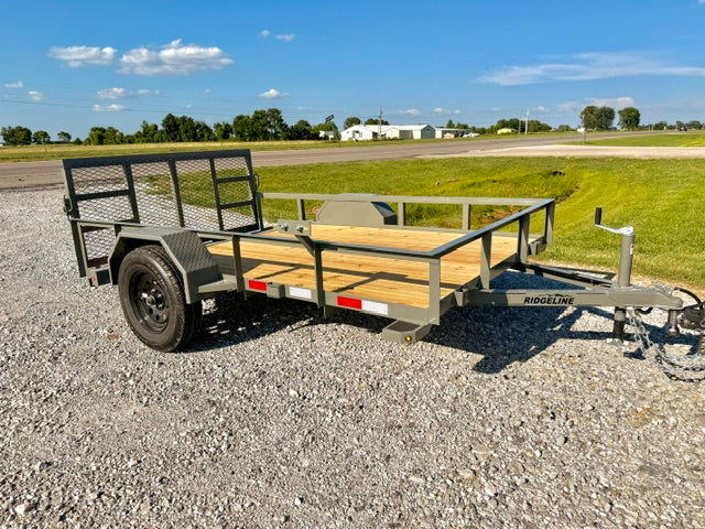 2026 Ridgeline 76x10 3K Utility Trailer #0879