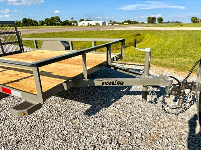 2026 Ridgeline 76x10 3K Utility Trailer #0879