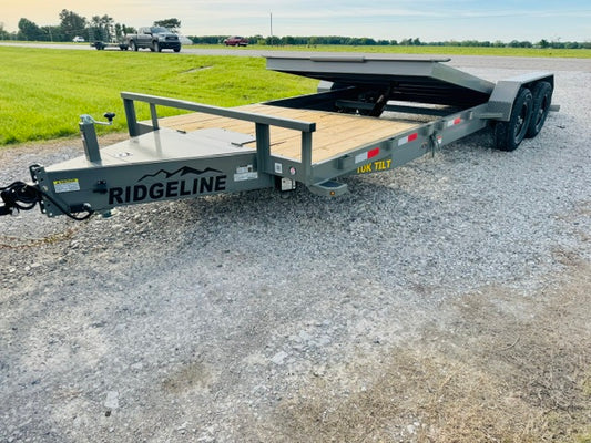 2026 Ridgeline 82x22 10K Tilt Trailer #0682