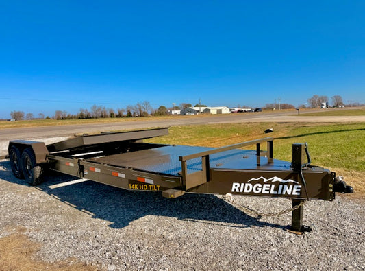 2026 Ridgeline 82X24 14K Tilt Trailer #0335